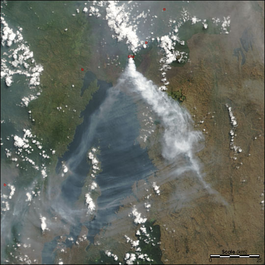 MODIS on Terra, 12 July 2004, 08:30