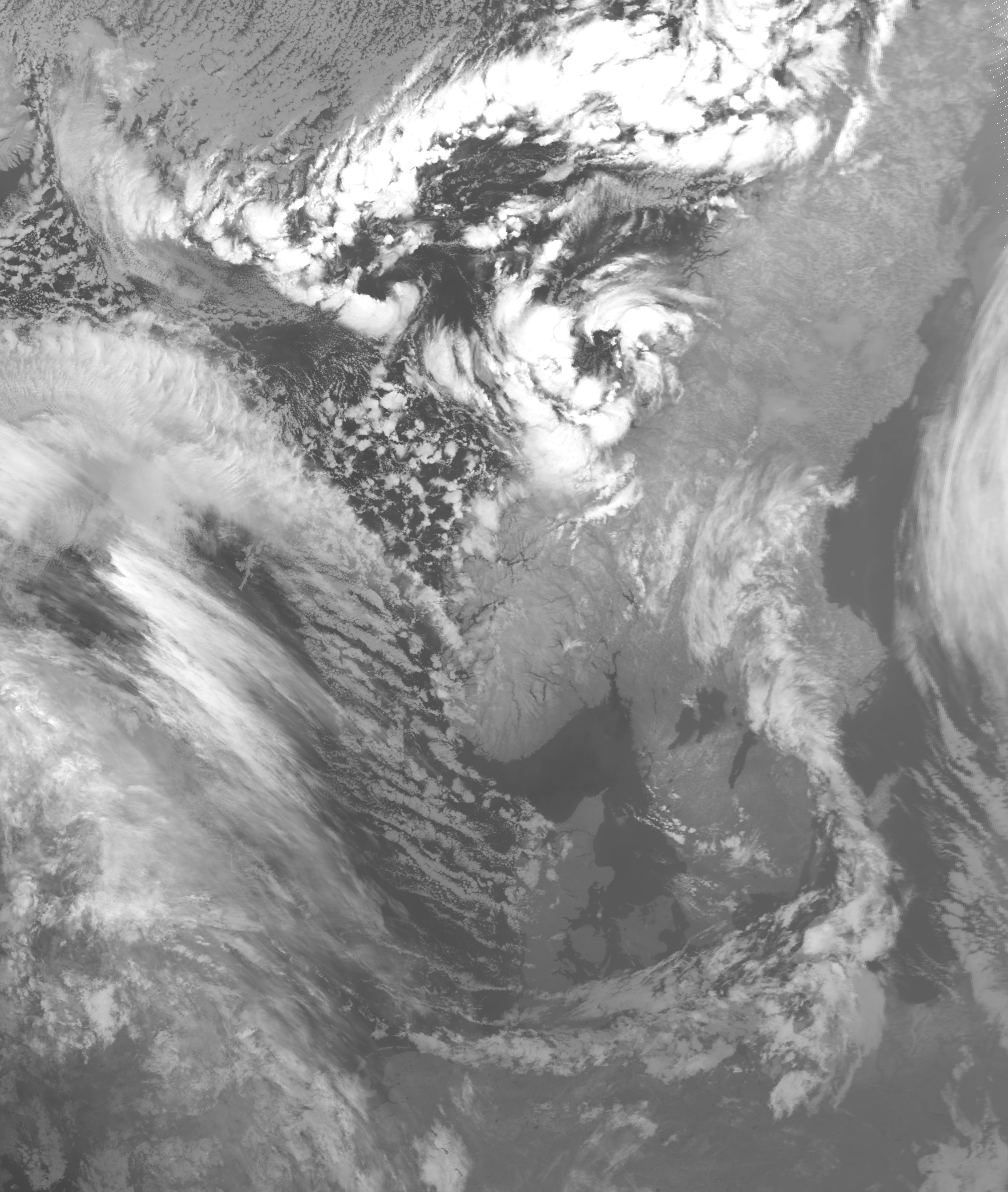 A polar low off the coast of Norway