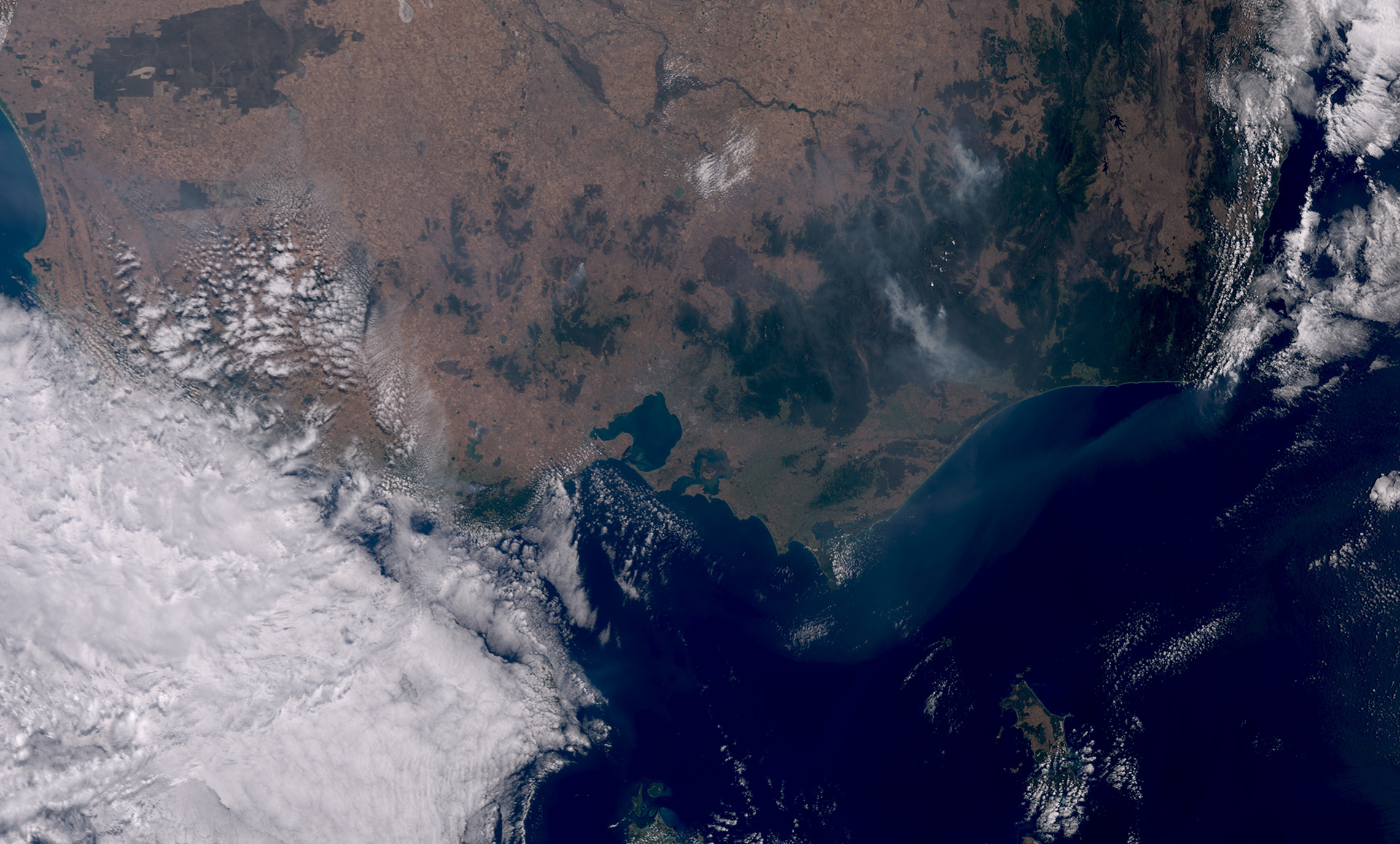 Australian wildfires, Victoria, Australia, 11 January 2026, Sentinel-3