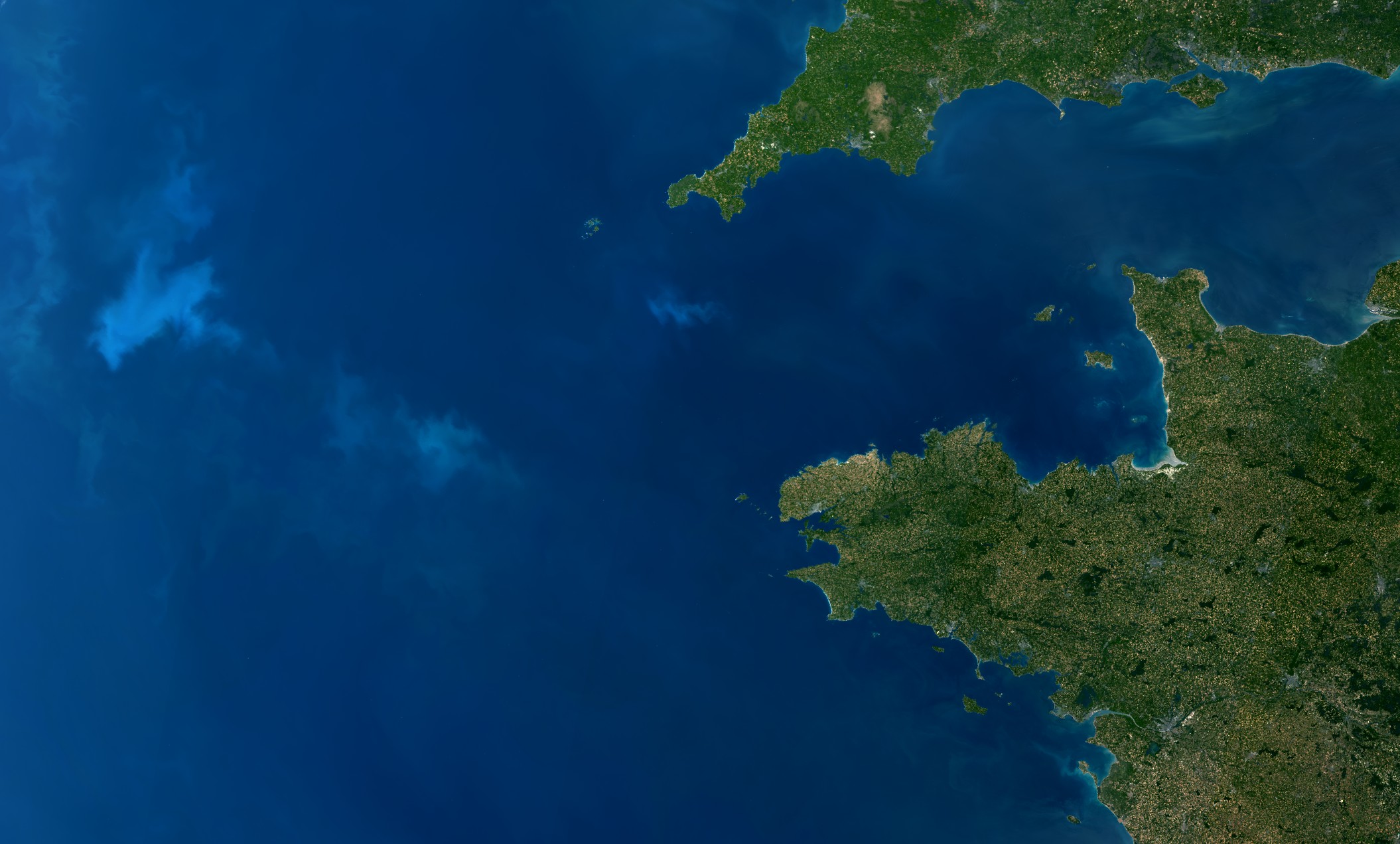 Phytoplankton in the Celtic Sea, Sentinel-3, 25 May 2026