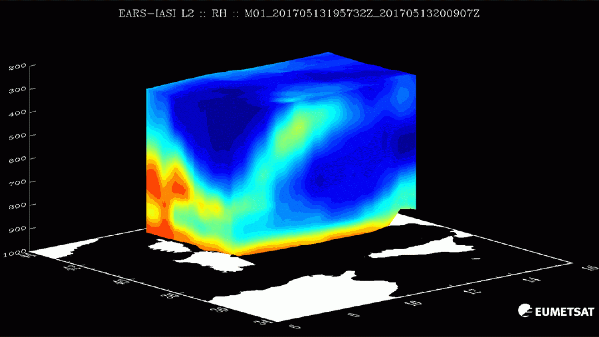 PWLR3, a fast ‘all-sky’ sounding from Metop/IASI for regional applications