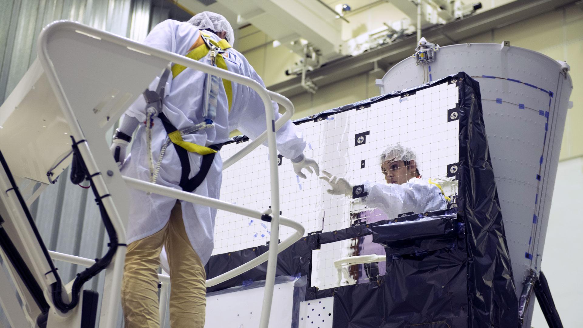 MTG Satellite in the Cleanroom