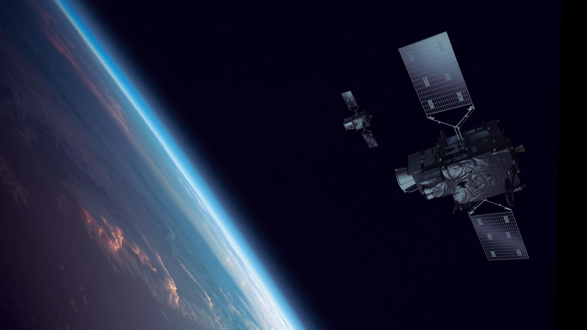 MTG satellites in orbit
