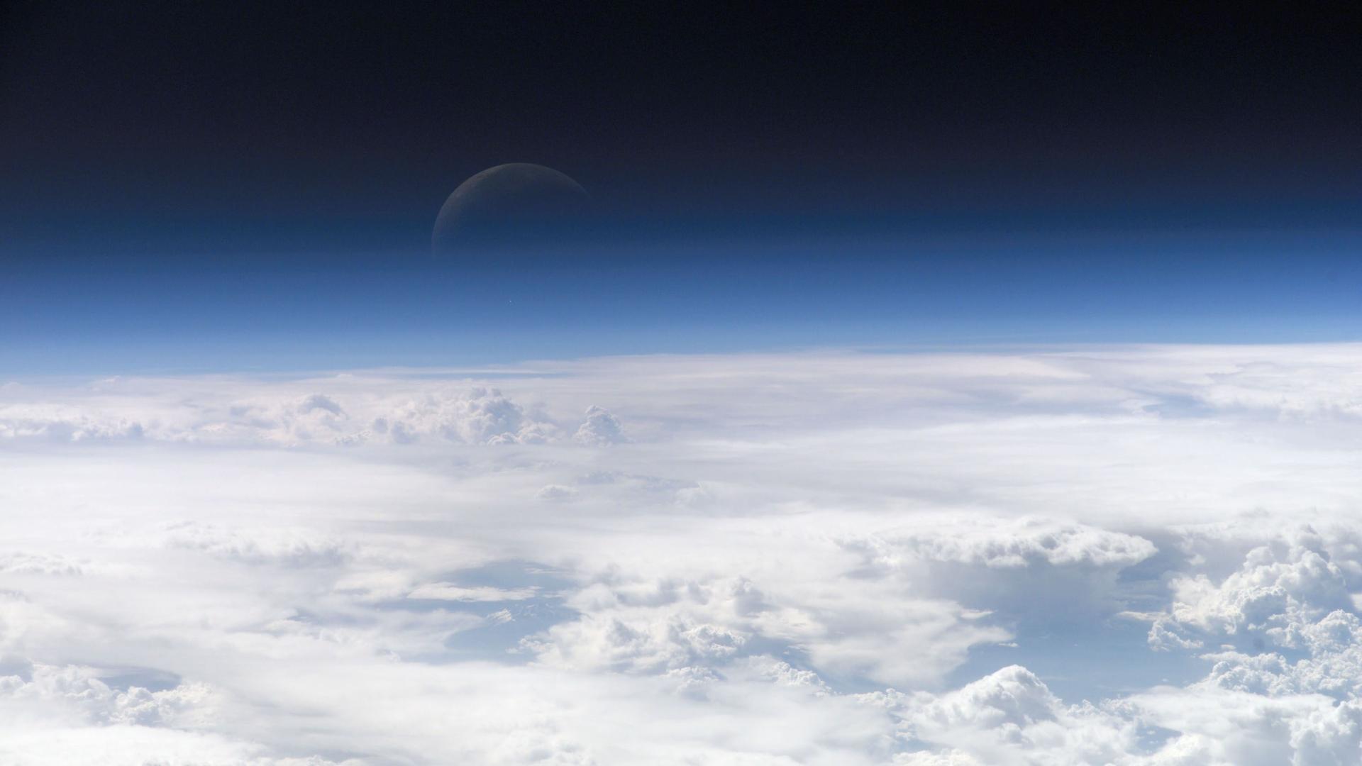 Top of the atmosphere view from ISS. Credit: ISS/NASA