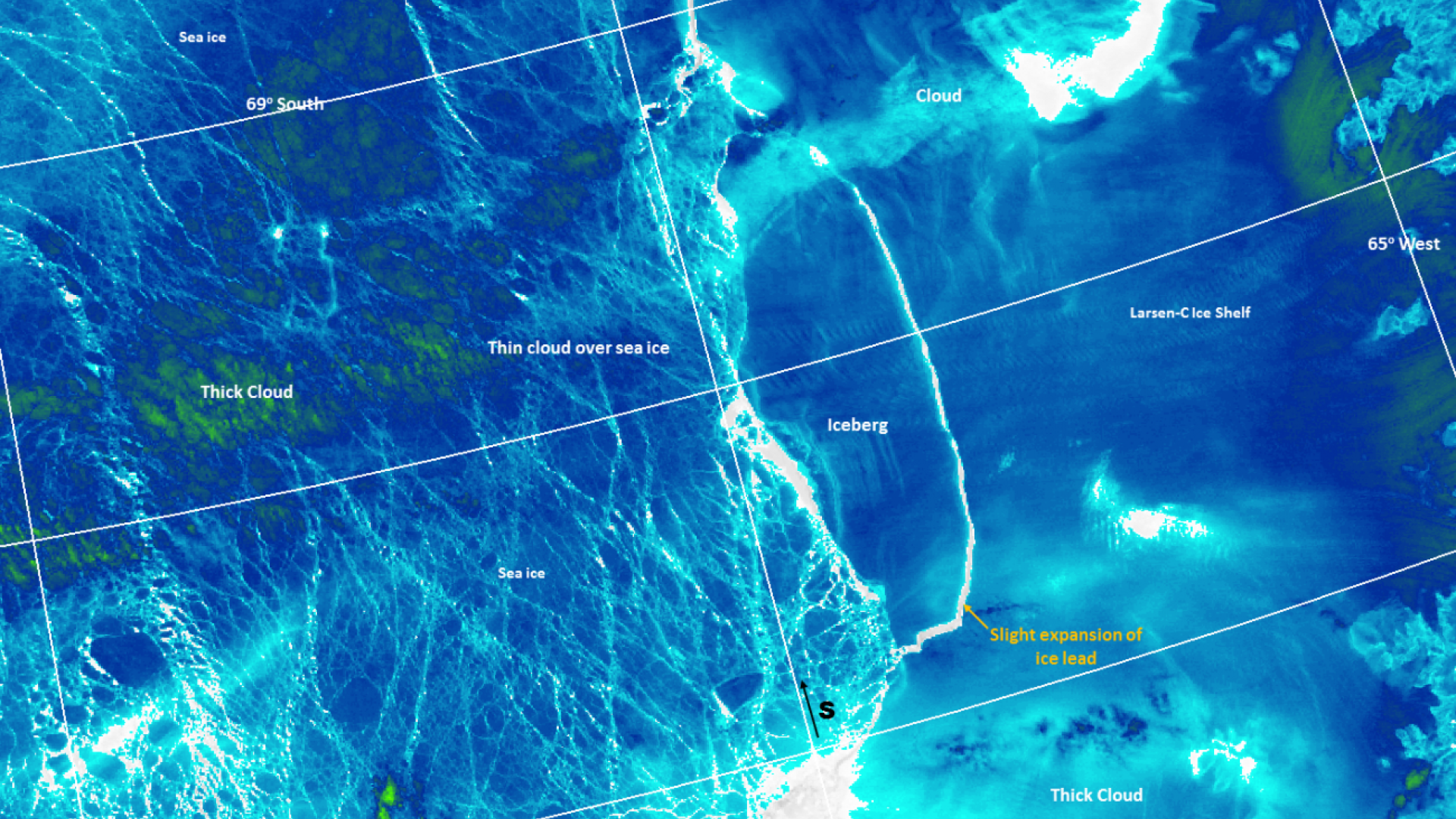 Huge iceberg breaks off Larsen ice shelf in Antarctica