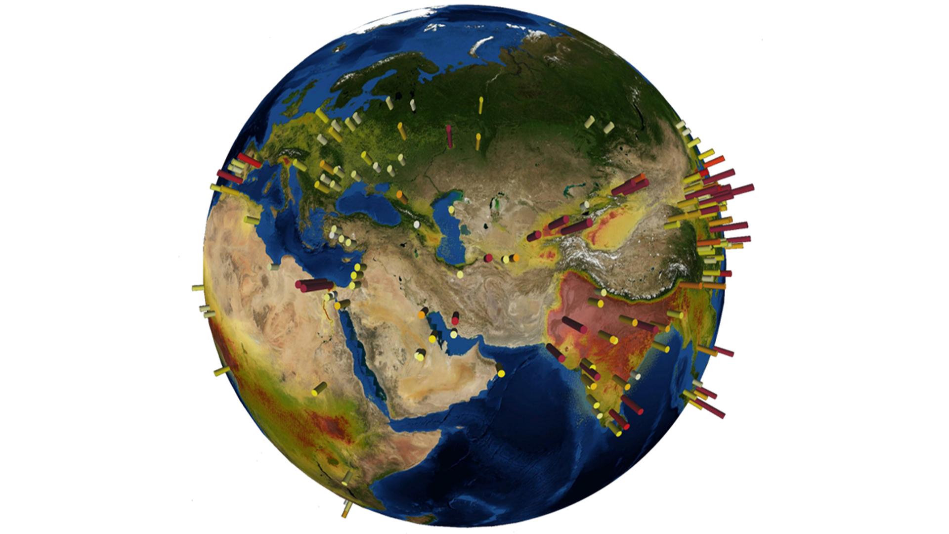 Industrial and agricultural ammonia point sources exposed