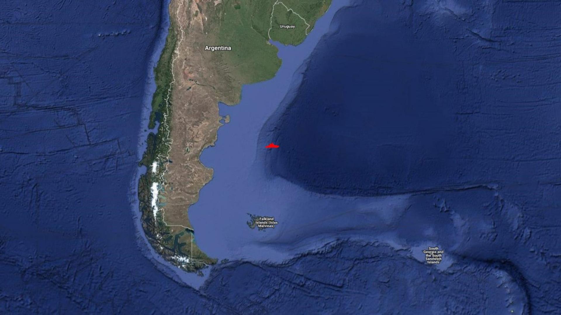 South Atlantic near 51°S 065°30´W, 21 March 2017 South Atlantic near 51°S 065°30´W, 21 March 2017