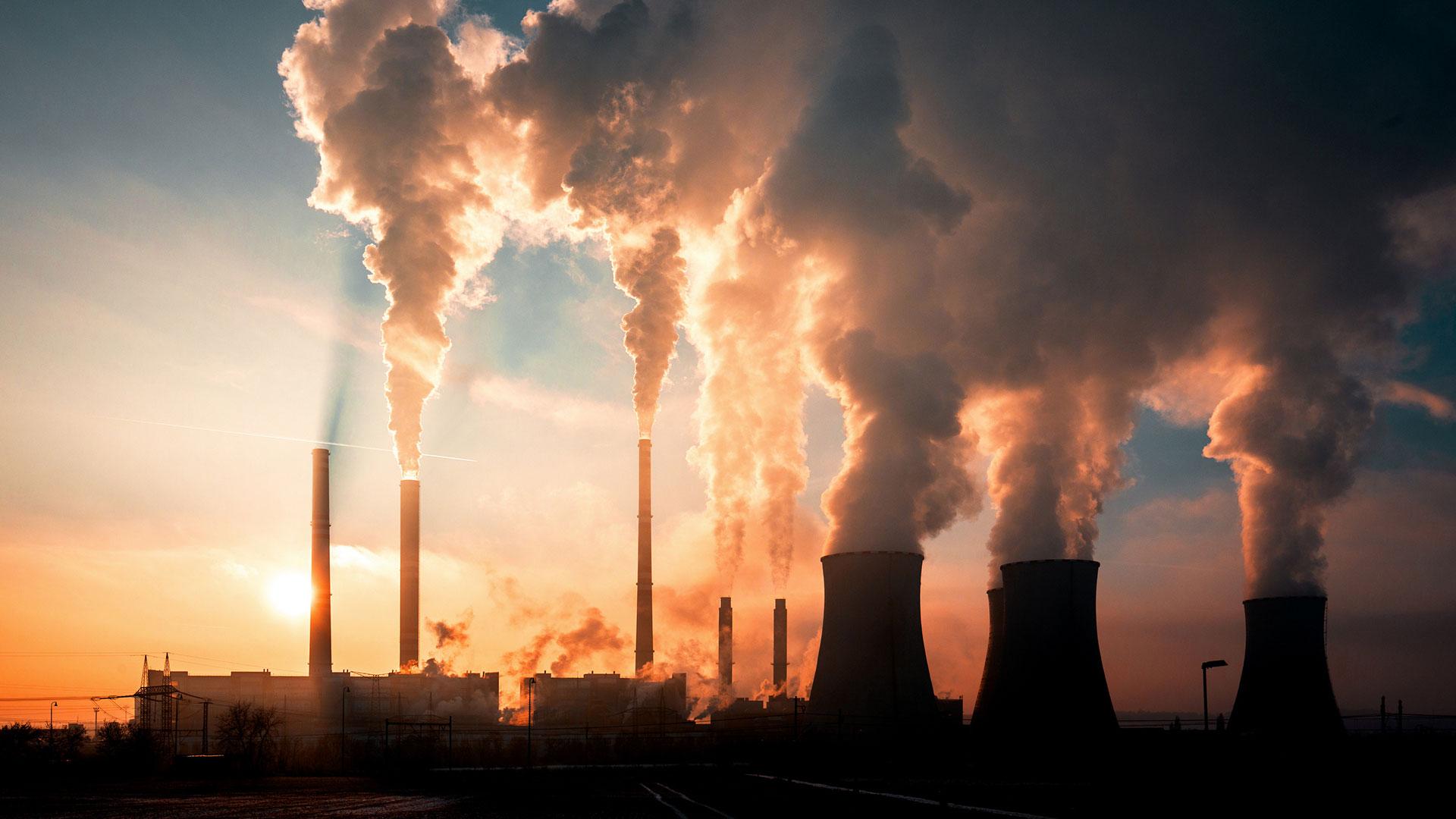 Factory chimneys. Credit: kamilpetran 