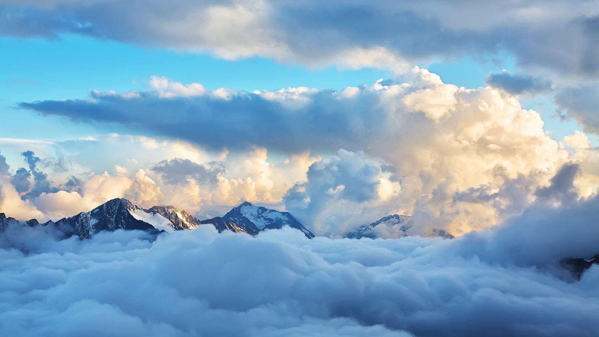 View from above the clouds. Credit: bakharev