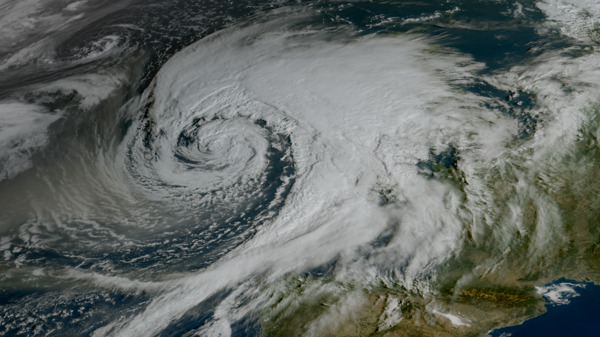 Storm Agnes as seen with FCI