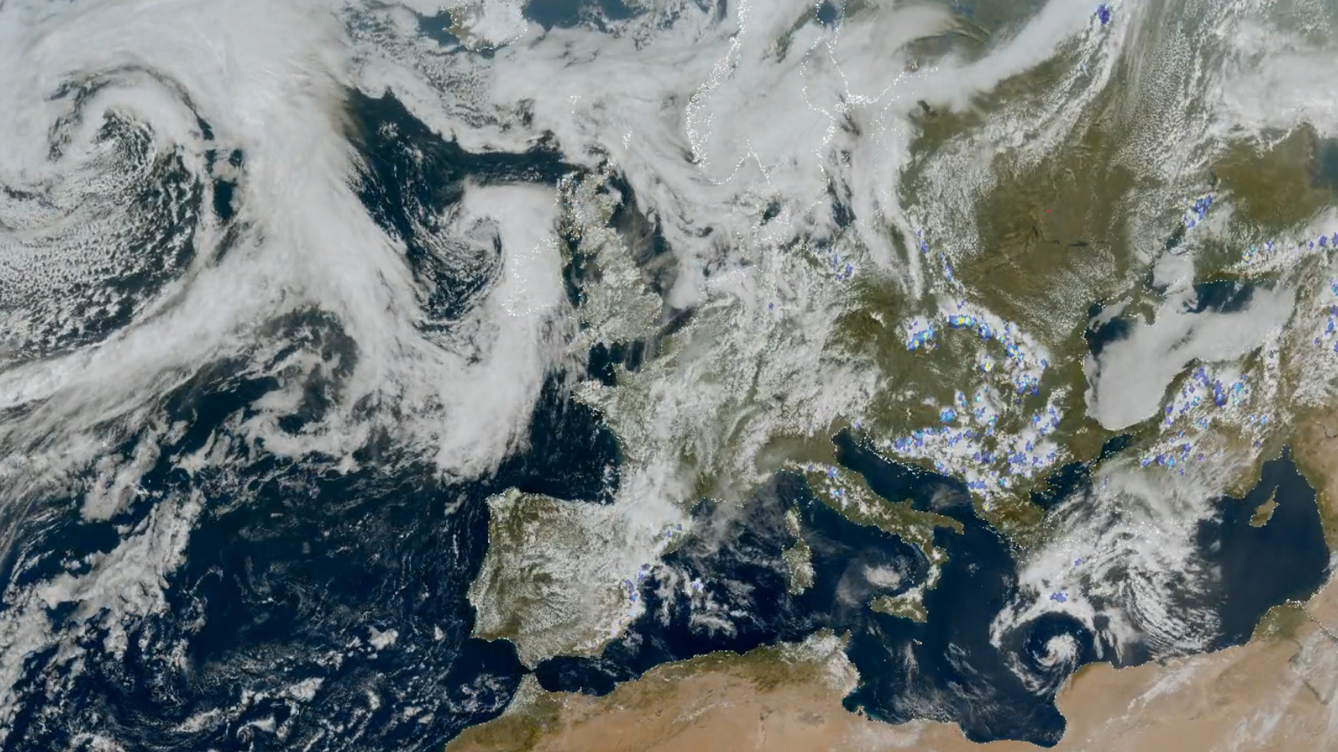Lightning over Eastern Europe Lightning over Eastern Europe