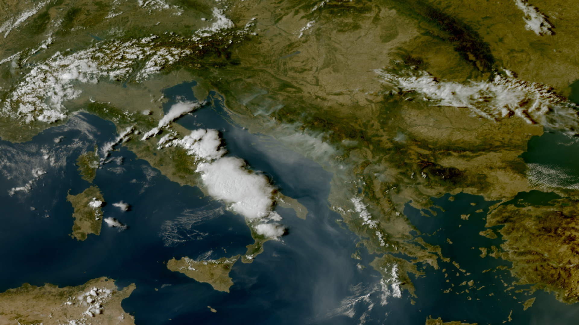 Wildfires,  western Balkans, Meteosat-12, 8 September 2026