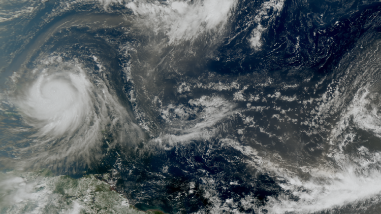 Hurricane Erin, 15:00 17 August 2025 