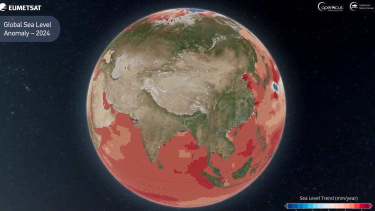 Oceans in motion - Global sea level 2024