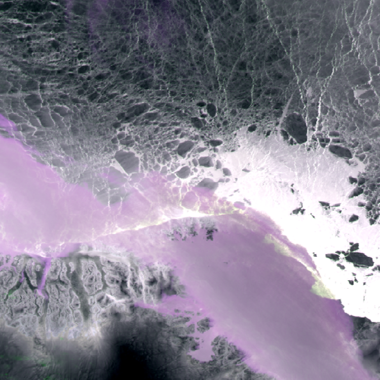 SLSTR sea-ice surface temperature over Greenland