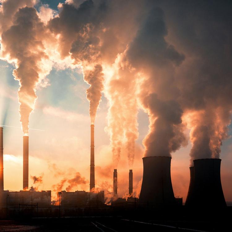 Factory chimneys. Credit: kamilpetran 