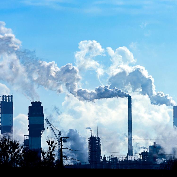 Smoke from chimneys. Credit: Vital 