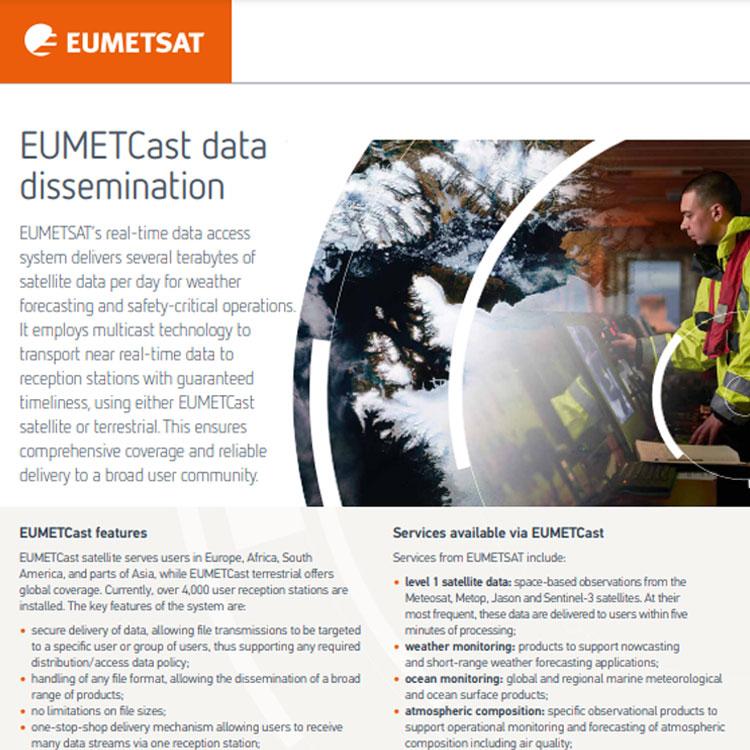 EUMETCast data dissemination