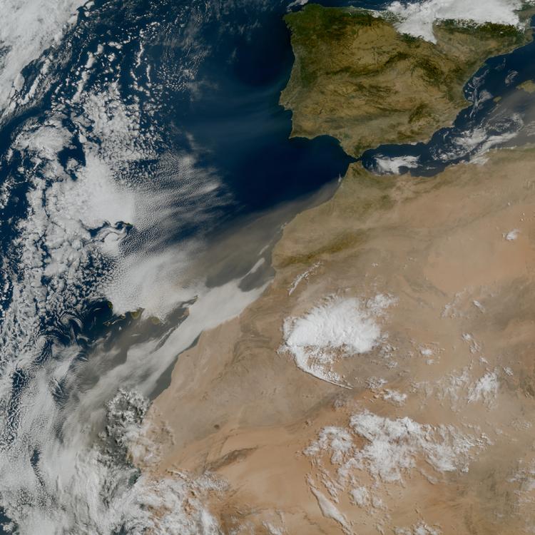 African Saharan dust