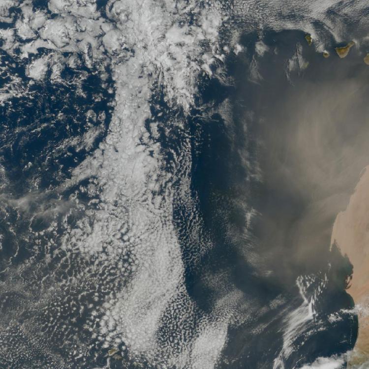 Saharan dust, 16 September 2025