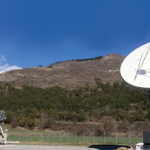 MTG Antenna, Leuk, Switzerland