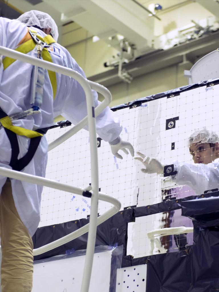 MTG Satellite in the Cleanroom