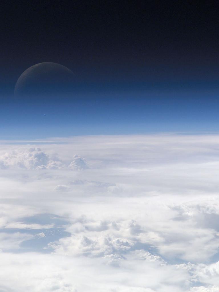 Top of the atmosphere view from ISS. Credit: ISS/NASA