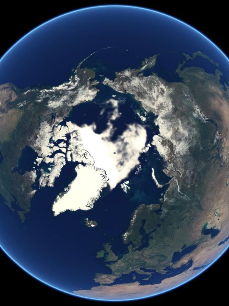 Arctic sea ice reaches sixth-lowest minimum