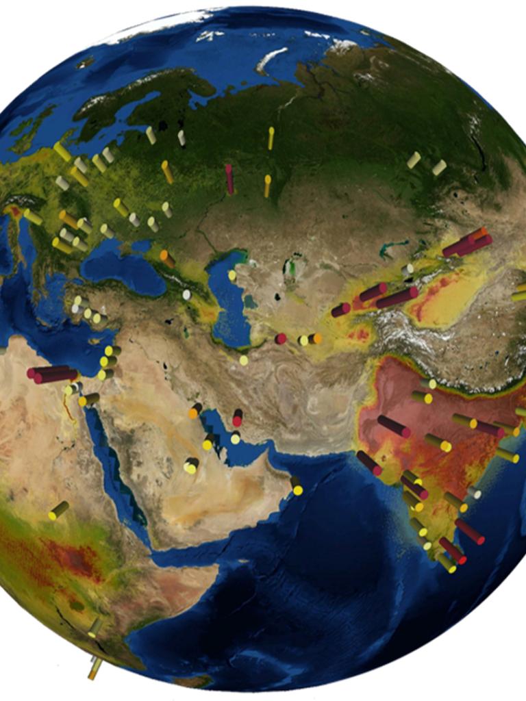 Industrial and agricultural ammonia point sources exposed
