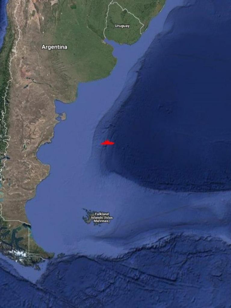 South Atlantic near 51°S 065°30´W, 21 March 2017 South Atlantic near 51°S 065°30´W, 21 March 2017