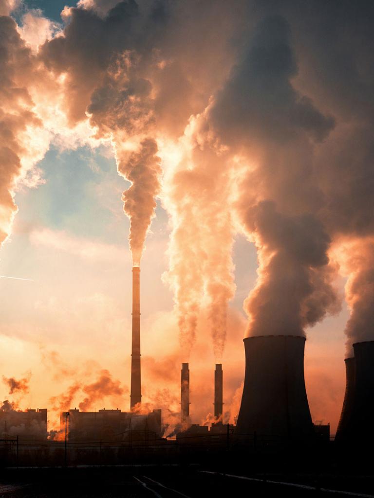Factory chimneys. Credit: kamilpetran 