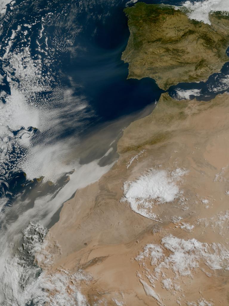 African Saharan dust