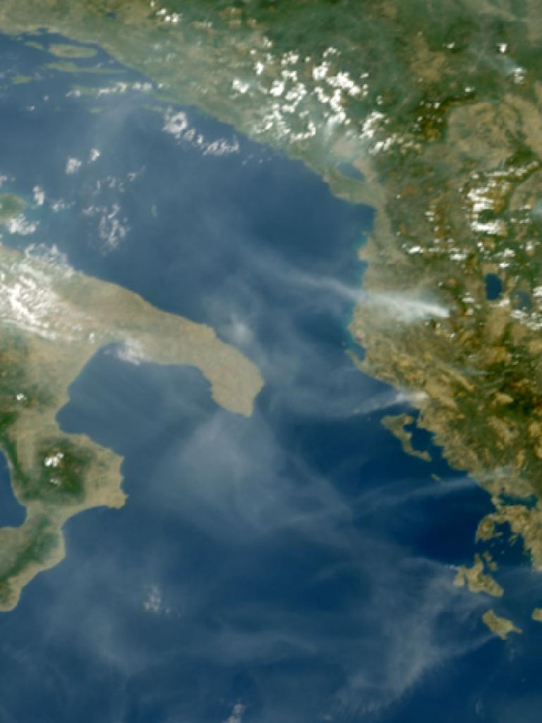 Albanian and Greek fires Albanian and Greek fires