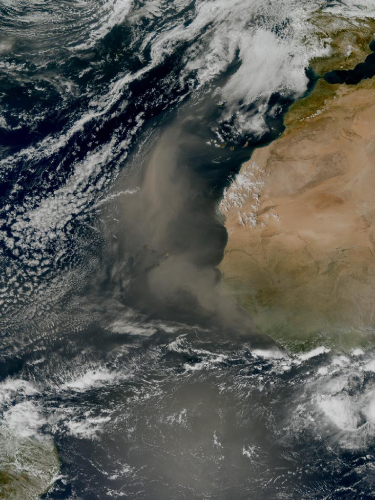 Saharan dust, Meteosat-12, 15:00, 17 February 2026
