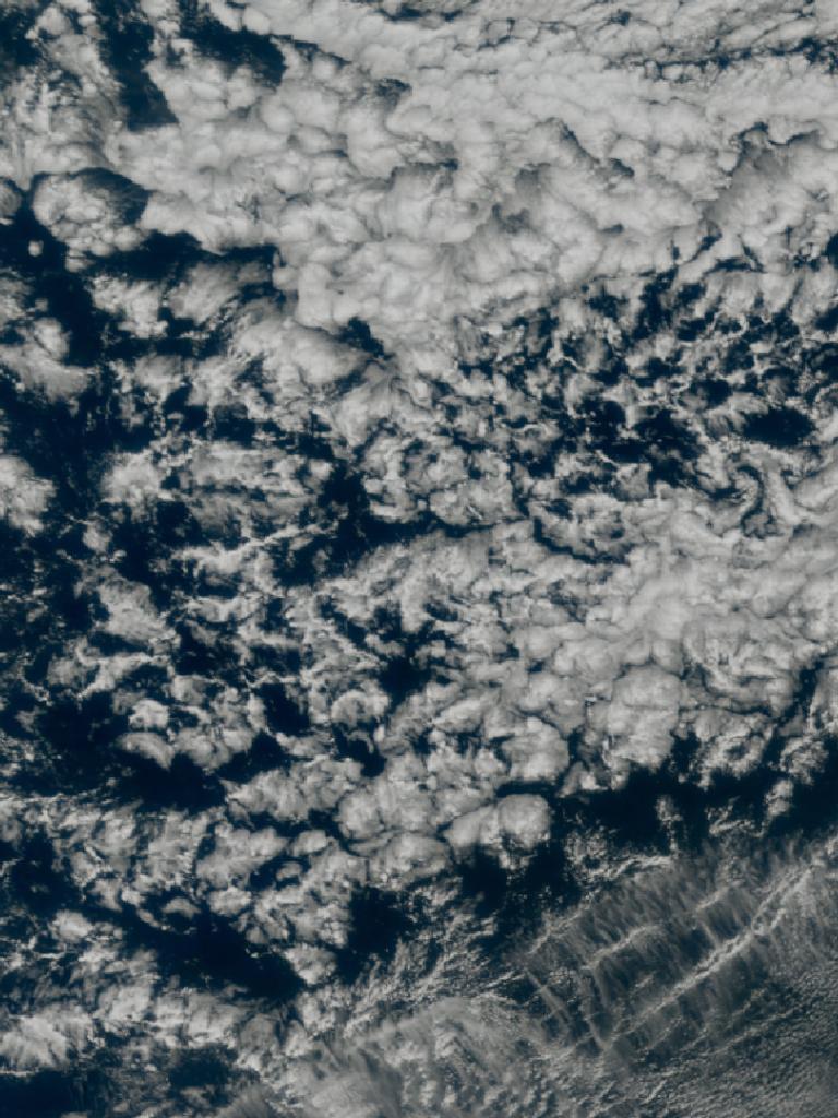 Kármán Vortices, west coast of Africa, Meteosat-12, FCI, 9 March 2026, 12:40 UTC