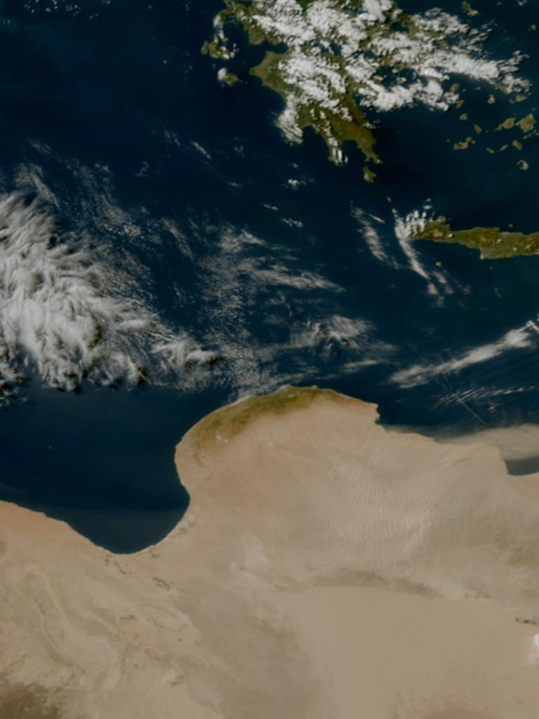 Dust cloud, 15:00, 14 May 2026, Meteosat-12 FCI