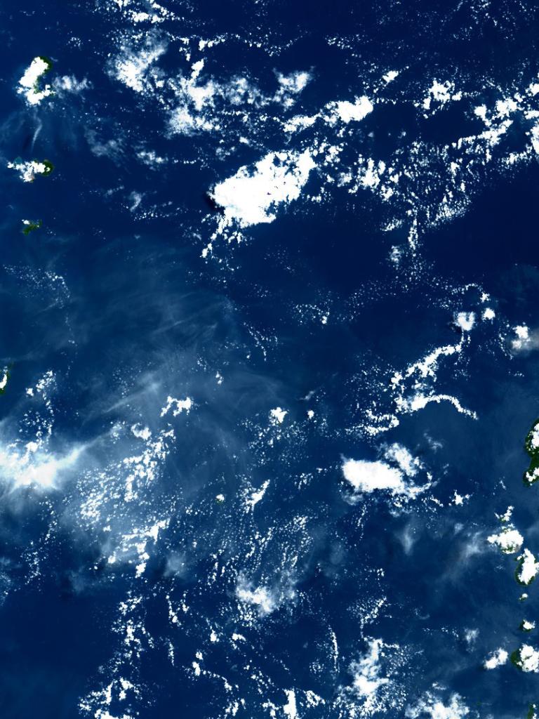 Mount Dukono ash cloud, Sentinel-3, 08 May 2026